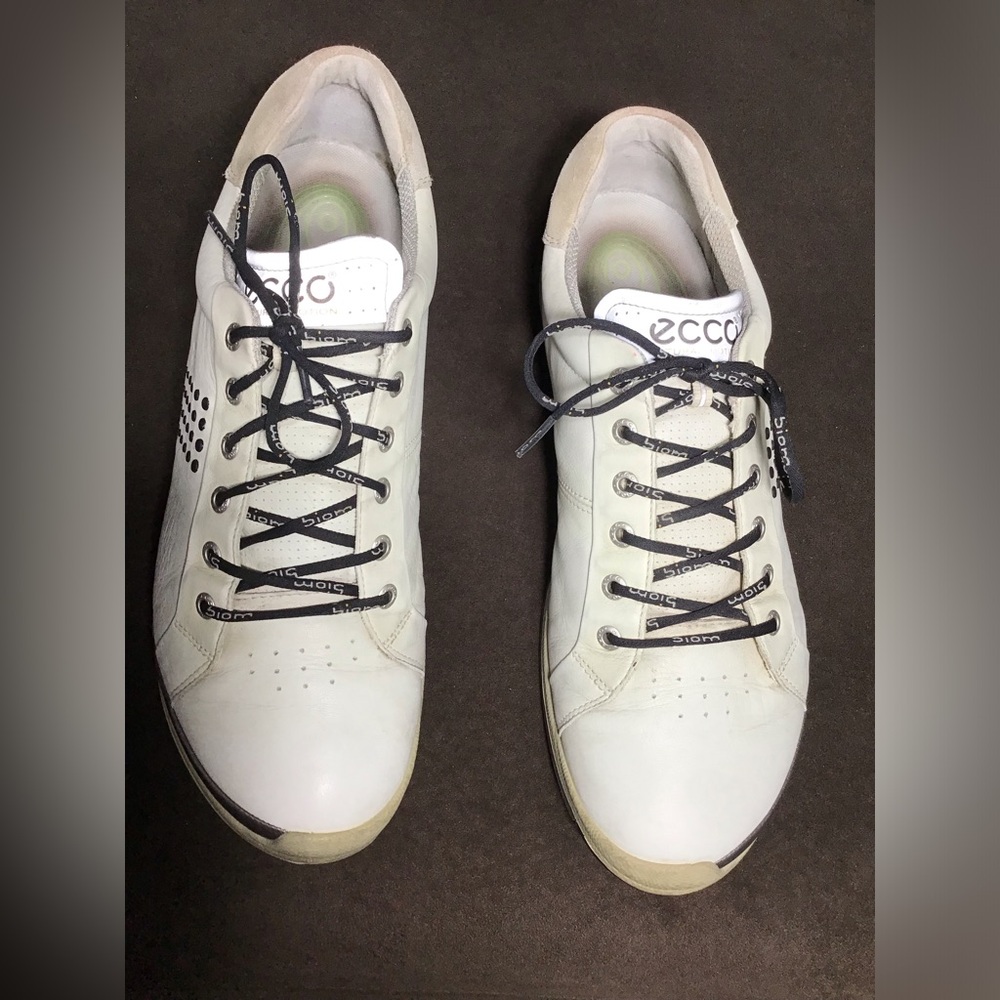 ECCO BIOM NATURAL MOTION YAK LEATHER SPIKELESS GOLF SHOES IZE 47 US 13
